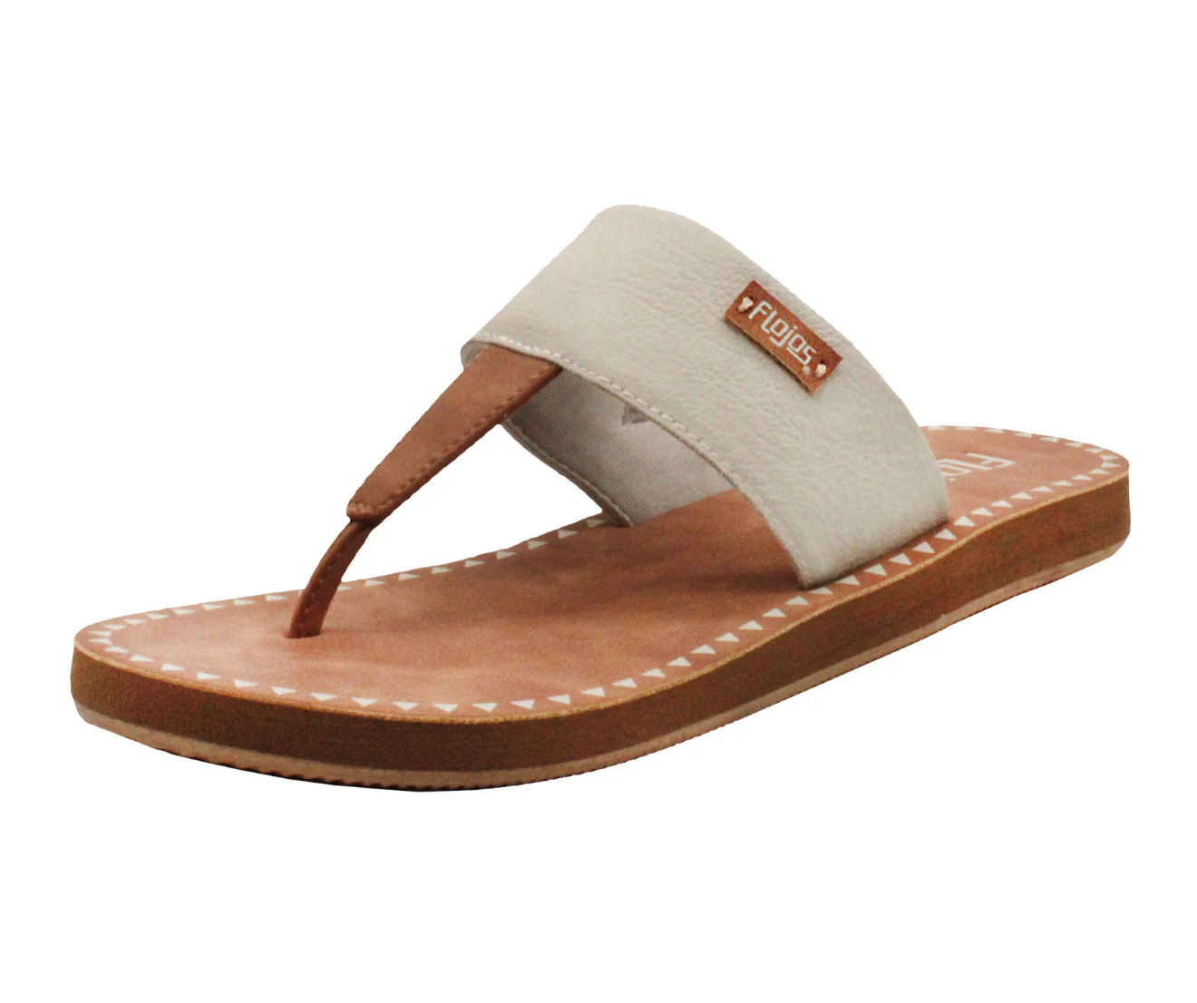 Flojos Grace Women's Hooded Sandal (329- Ivory/Tan)